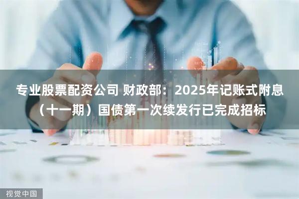 专业股票配资公司 财政部：2025年记账式附息（十一期）国债第一次续发行已完成招标